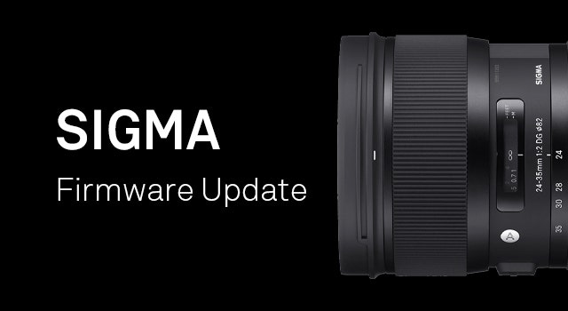 Firmware update for SIGMA Global Vision lenses in Canon EF-mount